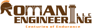 Logo, Roman Engineering, LLC